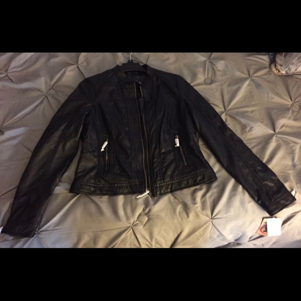 NWT Vegan leather jacket.